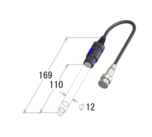 KEM 京都電子 複合ガラス電極(型式承認番號付) [12-04809]